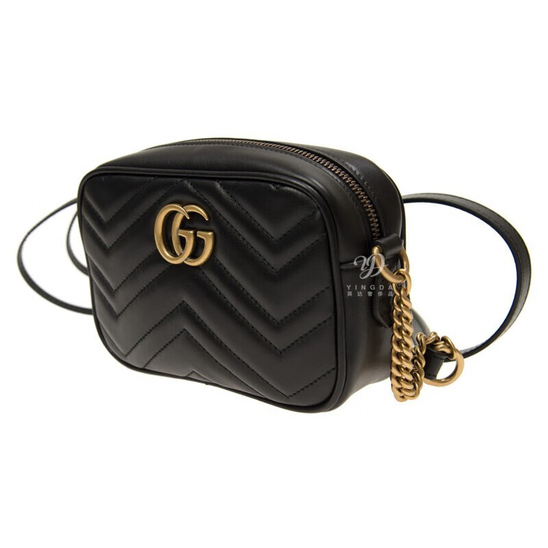 gucci古驰相机包女包单肩斜挎包链条女包双g迷你方包代购预售预售代购