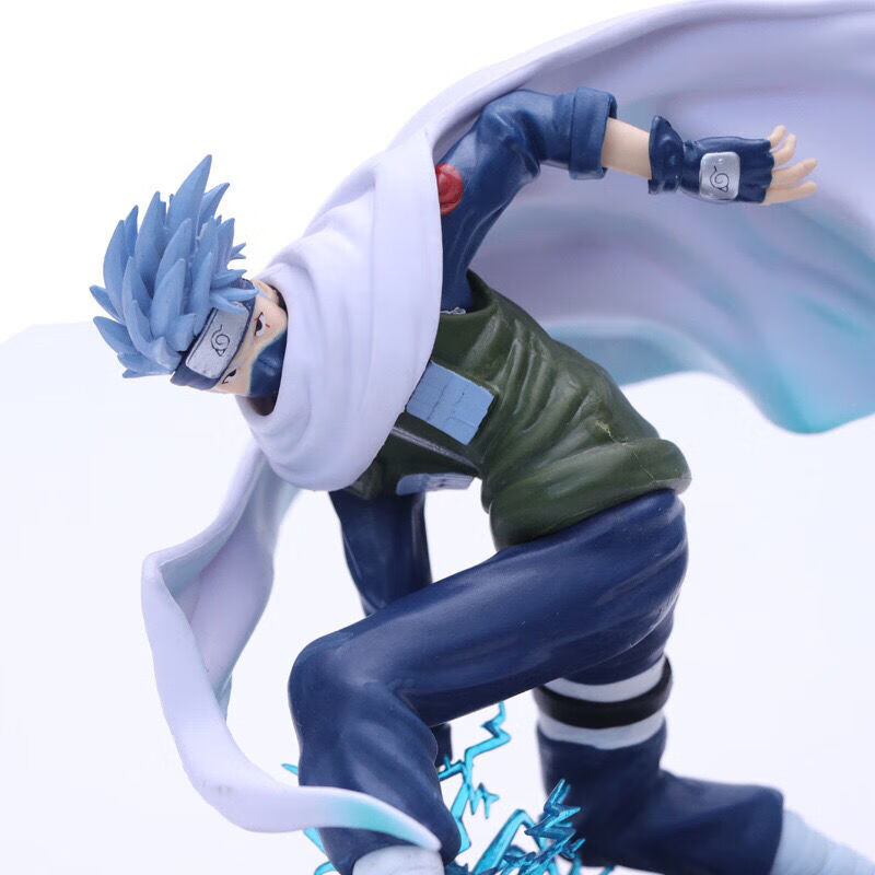 万代火影六代目 旗木 披风卡卡西 千鸟雷切动漫盒装礼品礼物模型