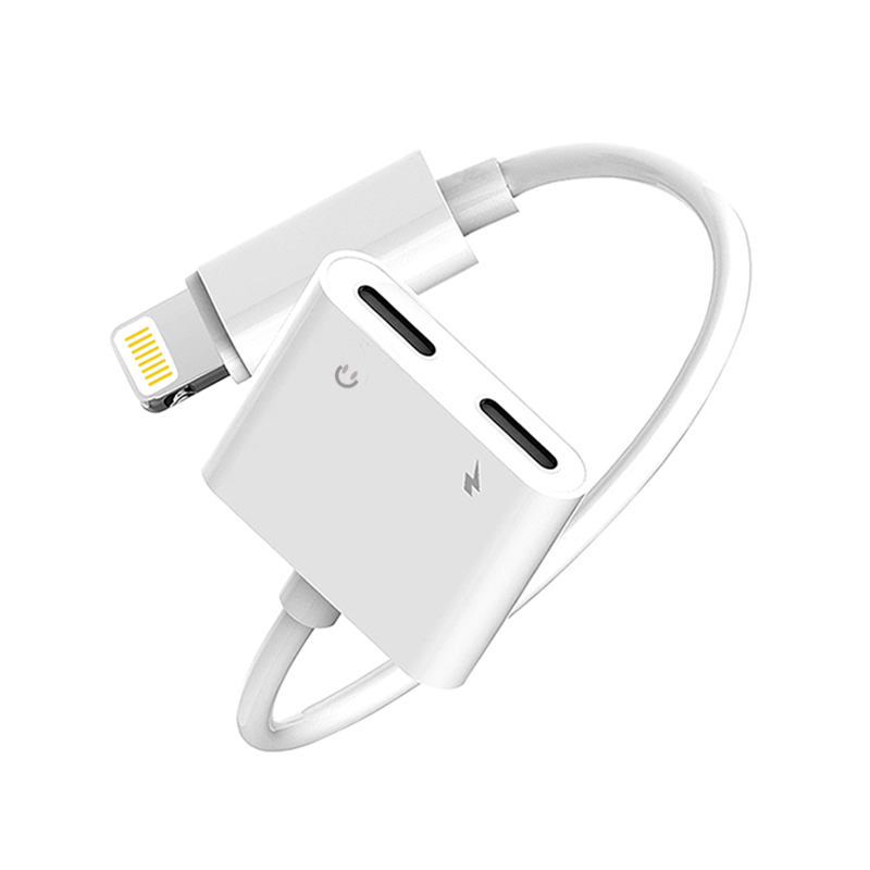 原装11耳机转接头充电二合一音频转换器适用苹果7p/xs/11/8plus/12pro