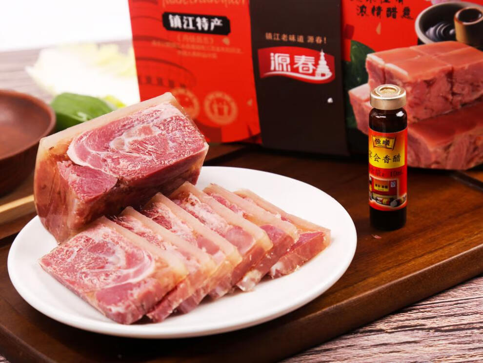 源春肴肉240g镇江水晶肴肉肴蹄真空装卤猪肉凉菜熟食240克1袋