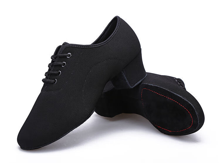 精选拉丁舞鞋拉丁舞鞋男士鞋舞蹈鞋男童中低跟交谊舞软底跳舞鞋广场舞