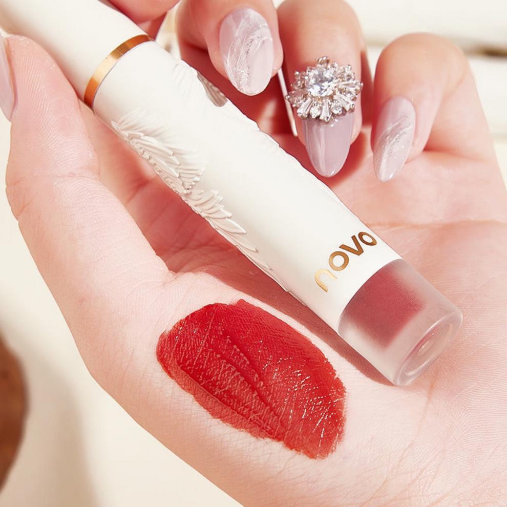 彩妆novo5465镜面雾面哑光唇釉 不沾杯防水显白唇泥酵色 307红茶枫叶