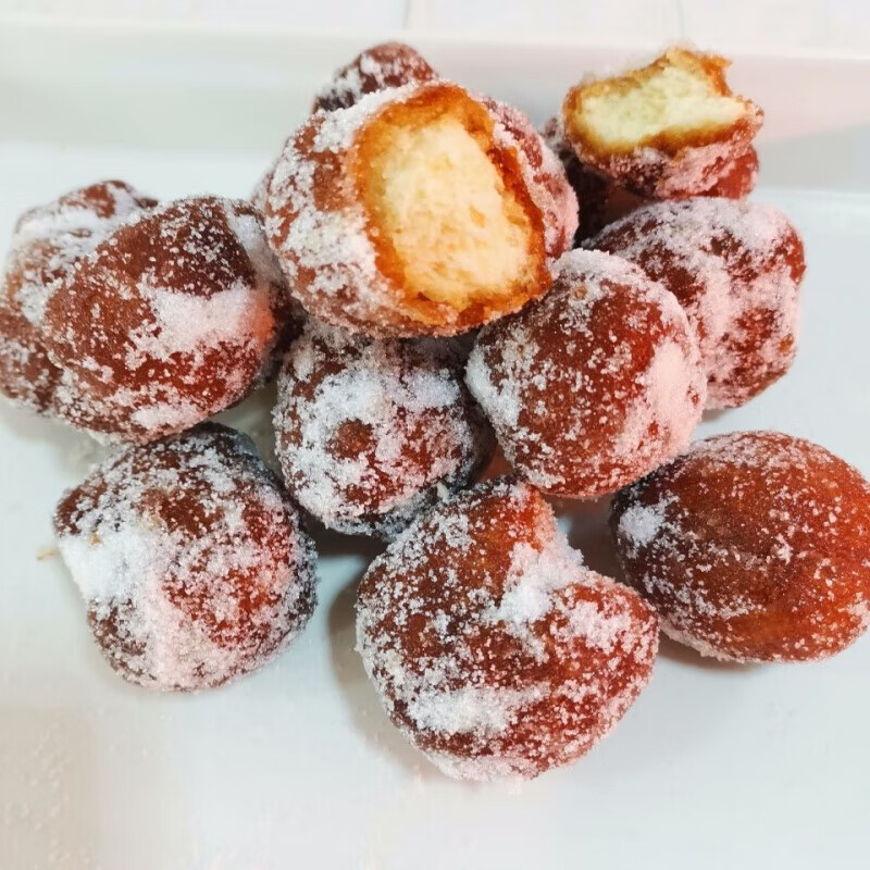 500g糖枣张家口特产胡麻油糕点中国蛋子糖枣开口笑老式糕点 五斤