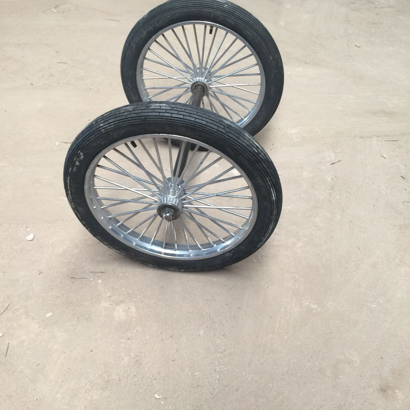 斗车轮子手推斗车轮工地斗车轮胎板车轮子劳动车环卫清洁板车充气实心