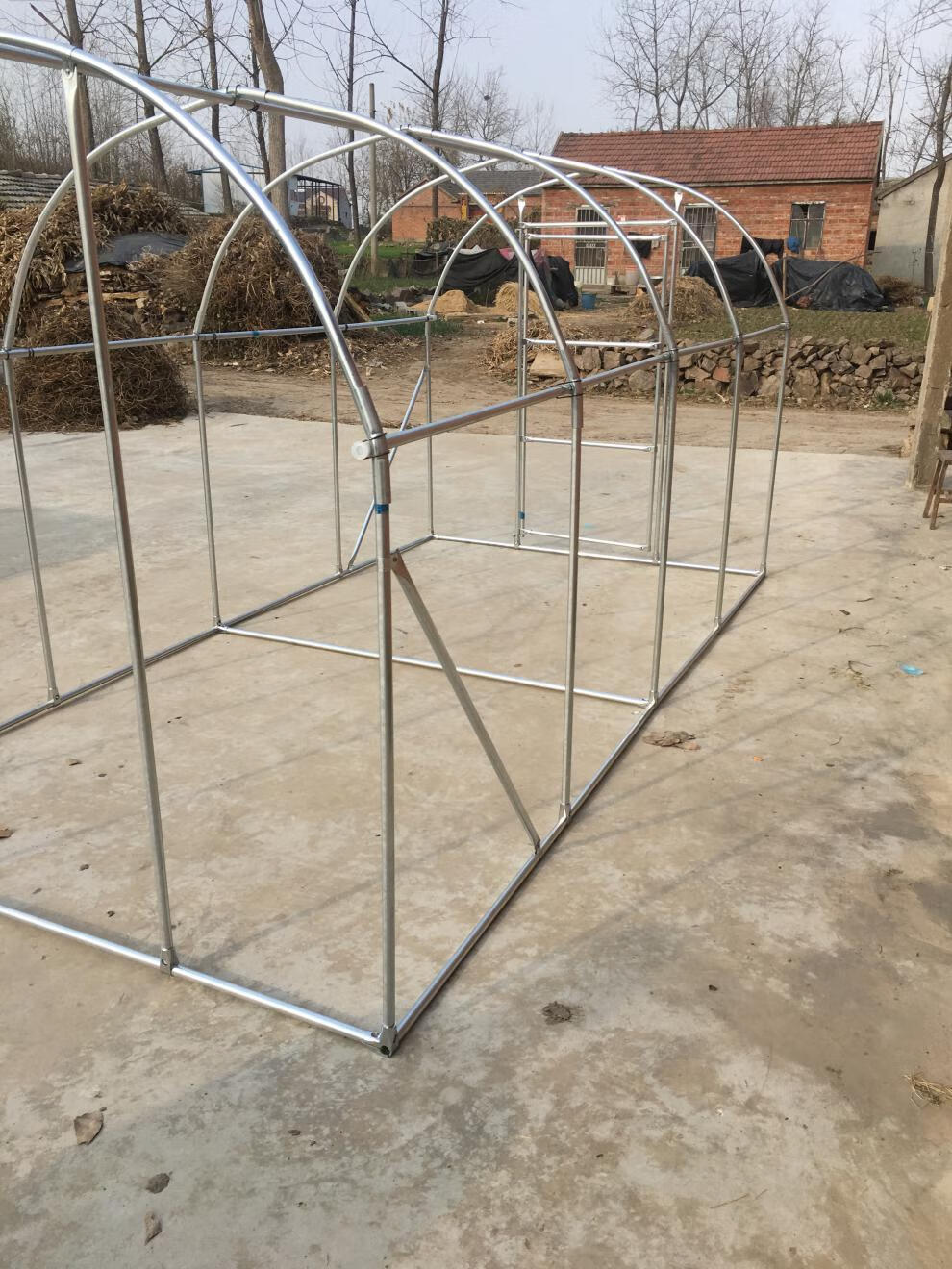 家用温室大棚花棚暖房遮阳保温冬季庭院阳台花卉多肉塑料温棚骨架332