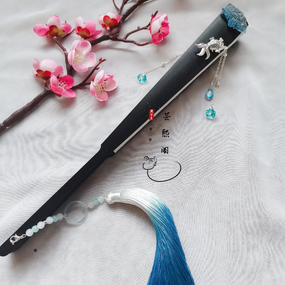 天官赐福风师扇水师扇cos师青玄折扇风师娘娘拍摄道具提示语都是现货