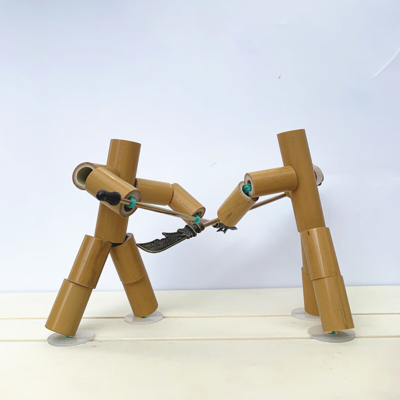 【现货速发】竹节人对战玩具手工材料六年级材料包竹