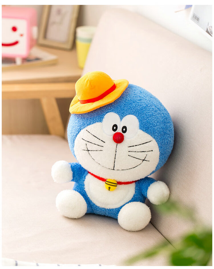 圣诞节礼物抖音同款哆啦a梦公仔小叮当猫蓝胖子毛绒玩具机器猫哆啦美