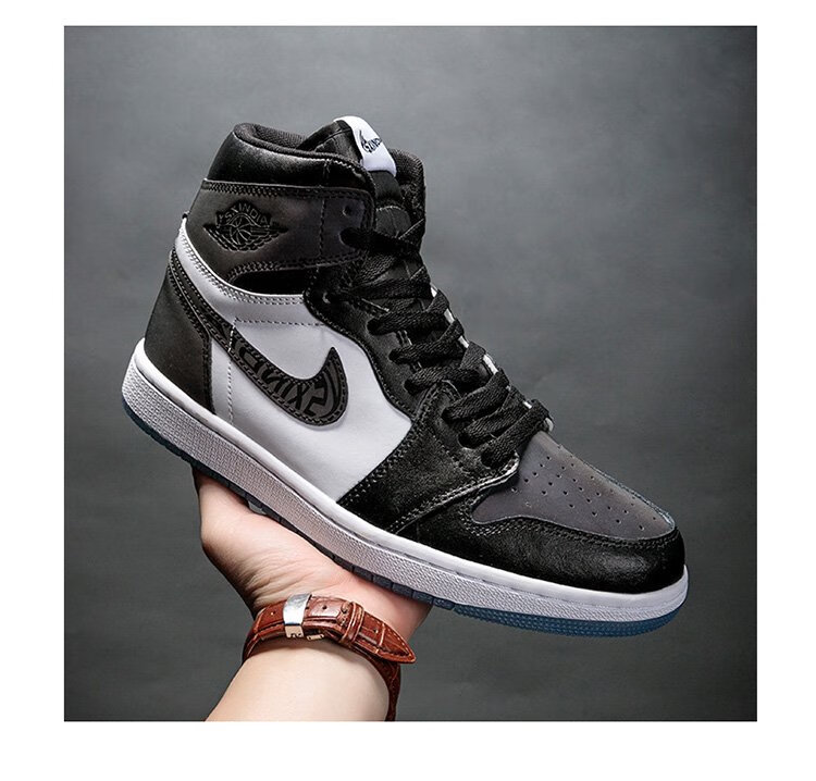 【全新】aj男鞋联名官网正版空军一号变色龙高帮休闲板鞋aj1恩施耐克