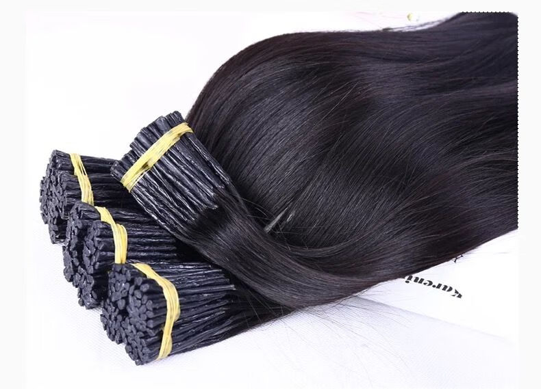 真发接发束水晶无痕辫接扣接发束真人发丝接头发真发隐形自然接发55cm