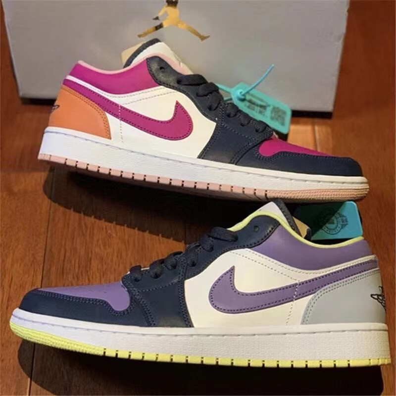 旗舰】aj1联名空军秋季男low低帮板鞋蒂芙尼女篮球鞋学生百搭 墨绿 36