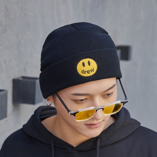 帽子男款冬季帽子帅气潮流韩版针织帽男士帽子男秋冬百搭毛线帽男ann