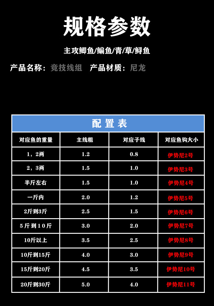 免调漂双钩免调漂线组套装钓鱼鱼钩鱼线浮漂成品绑好子线双钩渔线全套
