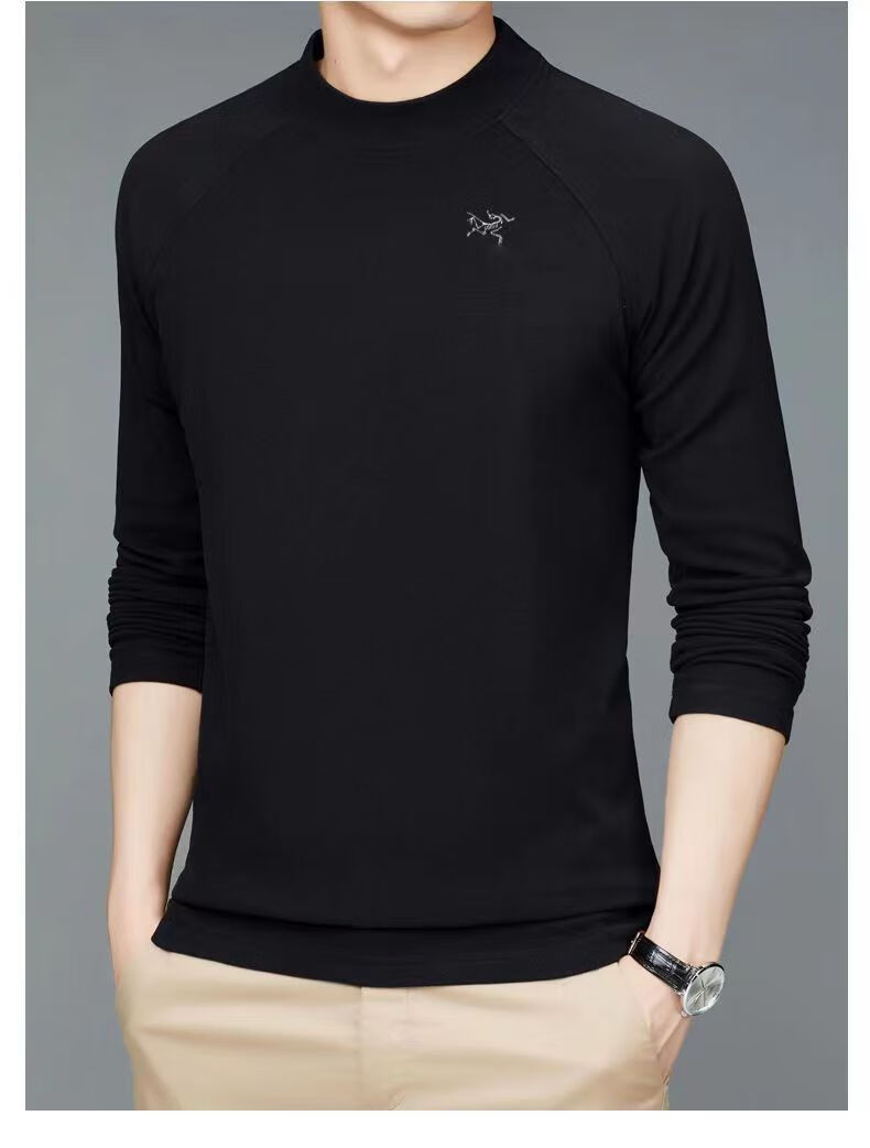 官方自营联名鸟牌画骨鸟绣花卫衣大鸟牌抓绒长袖t恤男秋冬新款高端