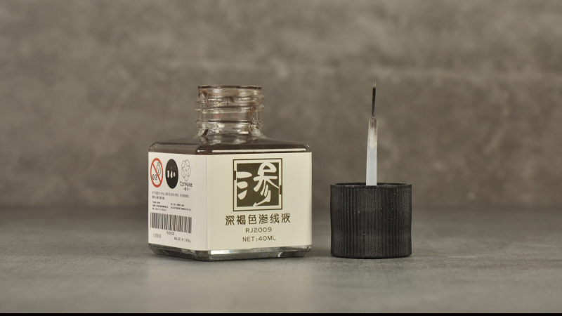 柯作模型渗线液高达军航模勾线渗液旧化液模代替田宫rj2006柯作rj2010