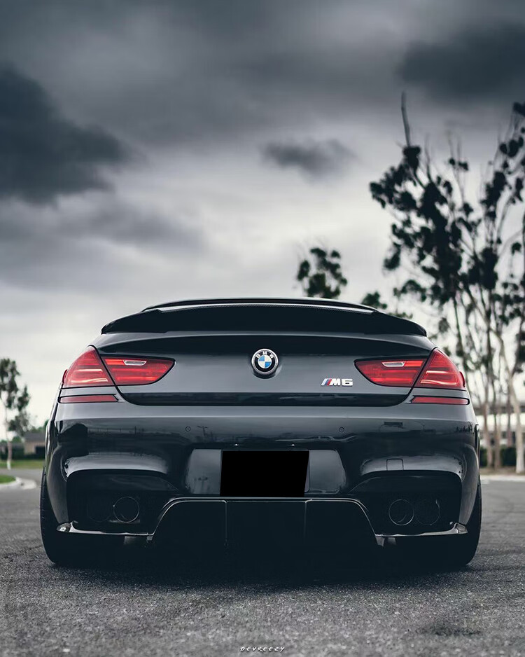 适用f06f12宝马6系改装m6杠大小包围碳纤维v款前铲侧裙后唇尾翼 m6