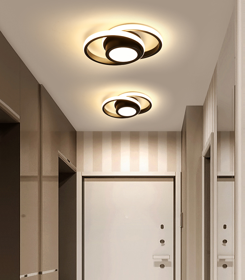 60殴普品质led吸顶灯走道红外感应灯人体感应过道灯走廊灯简约现代