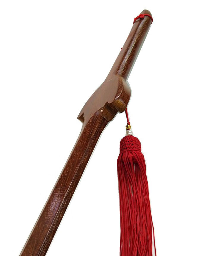 苗刀晨练练习木剑武术太极剑铁木一体剑中式拔刀术竹剑小孩表演剑