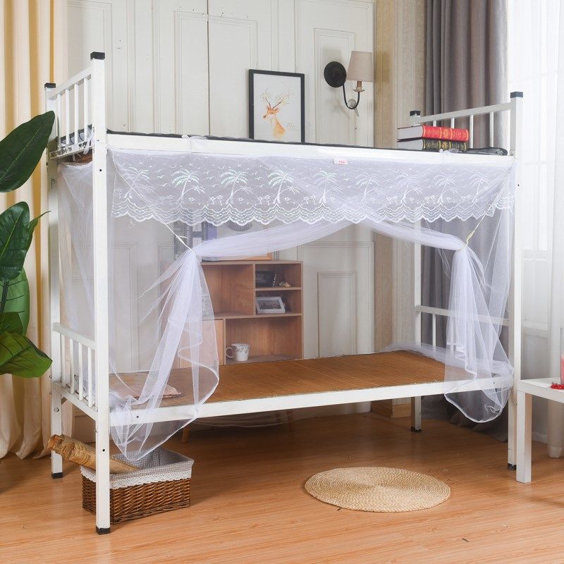 学生蚊帐宿舍下铺上铺大09米单人12米蚊帐家用18米床15米家用紫色高贵