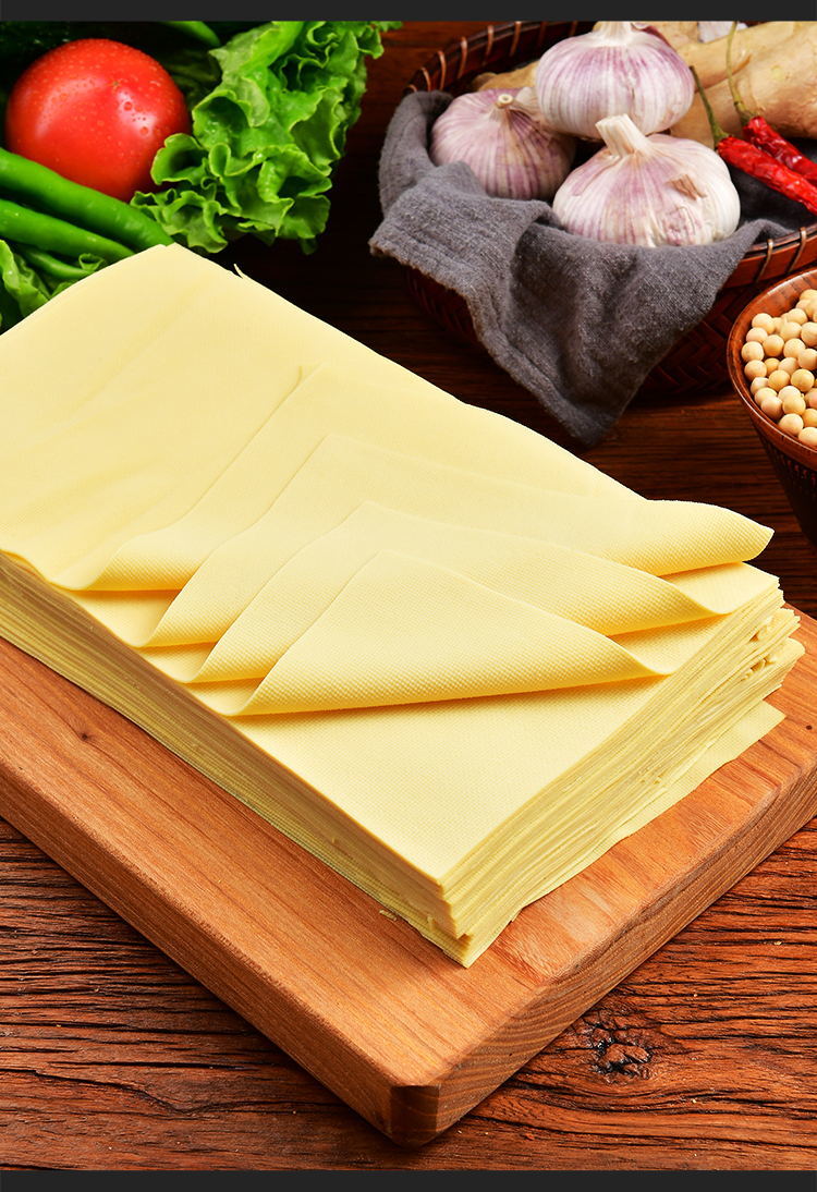 东北特产榆树干豆腐豆腐皮千张豆皮真空新鲜纯手工石磨 3斤装【干豆腐