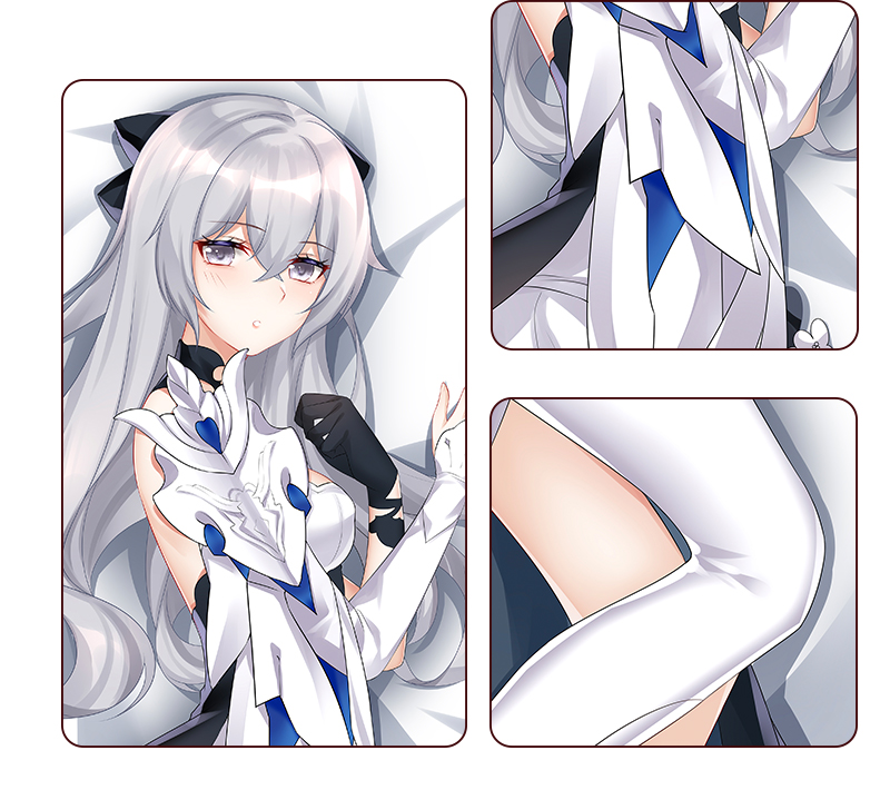 原创同人崩坏学院3布洛妮娅动漫靠枕崩3二次元定制等身抱枕双面图团购