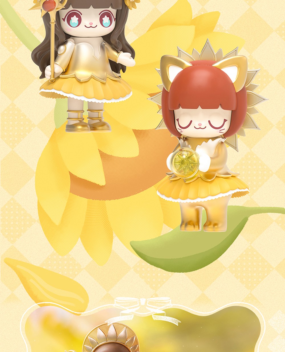 ip小站(ip station) kimmy&miki花语系列盲盒手办公仔潮玩玩具桌面