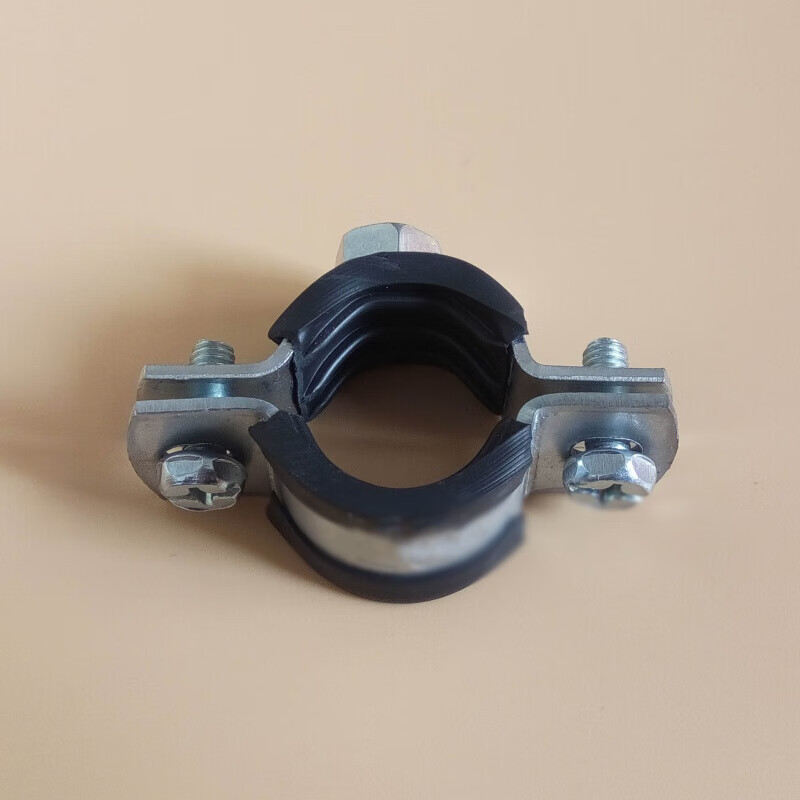 利比尔国标重型加厚2mmppr铁管卡子pvcpe金属给水管夹抱箍吊卡扣箍