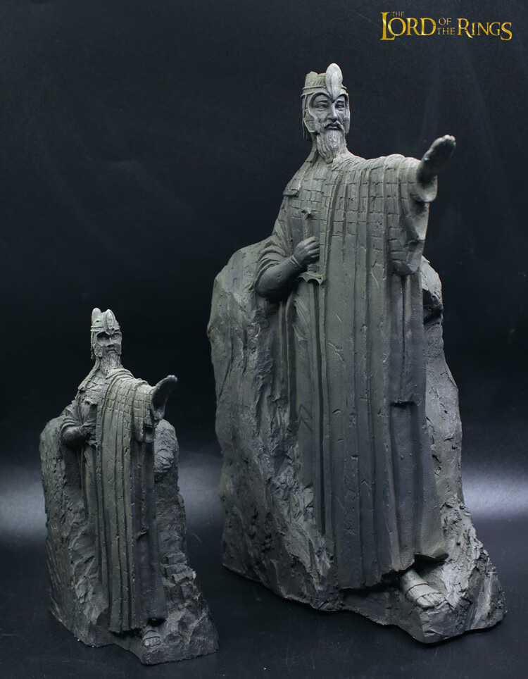 指环王手办魔戒霍比特人周边刚铎之门礼盒阿苟纳斯雕像摆件书档立书挡