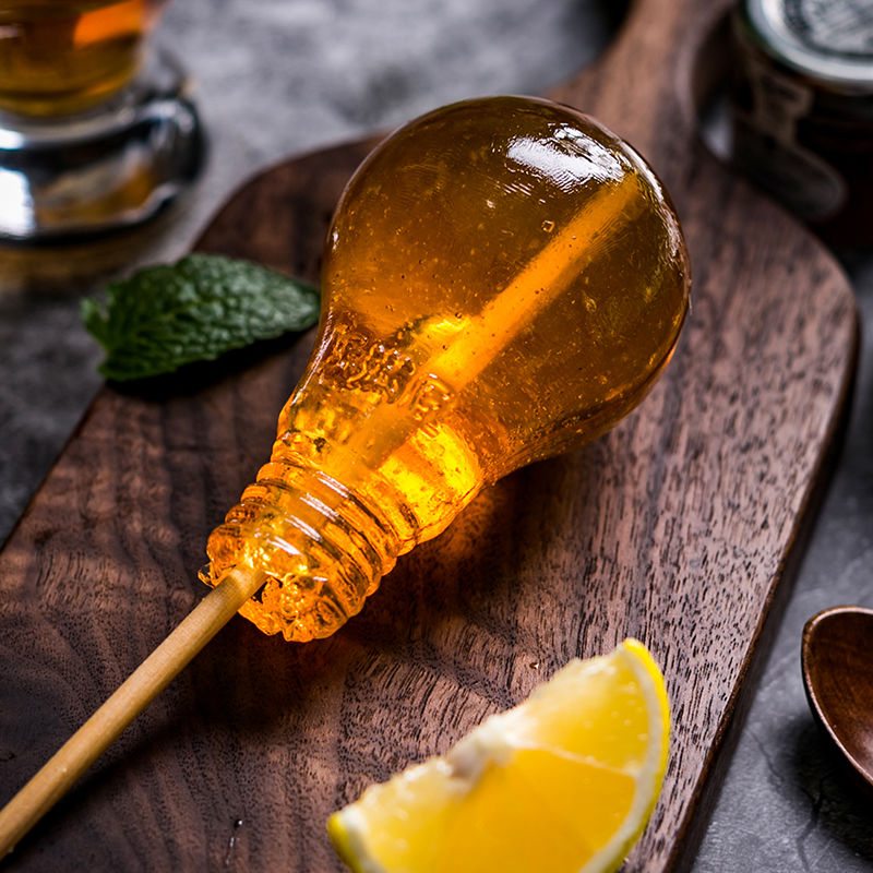 抖音火爆网红灯泡糖11制作舔不完够大棒棒糖男女闺蜜生日礼零食黄色