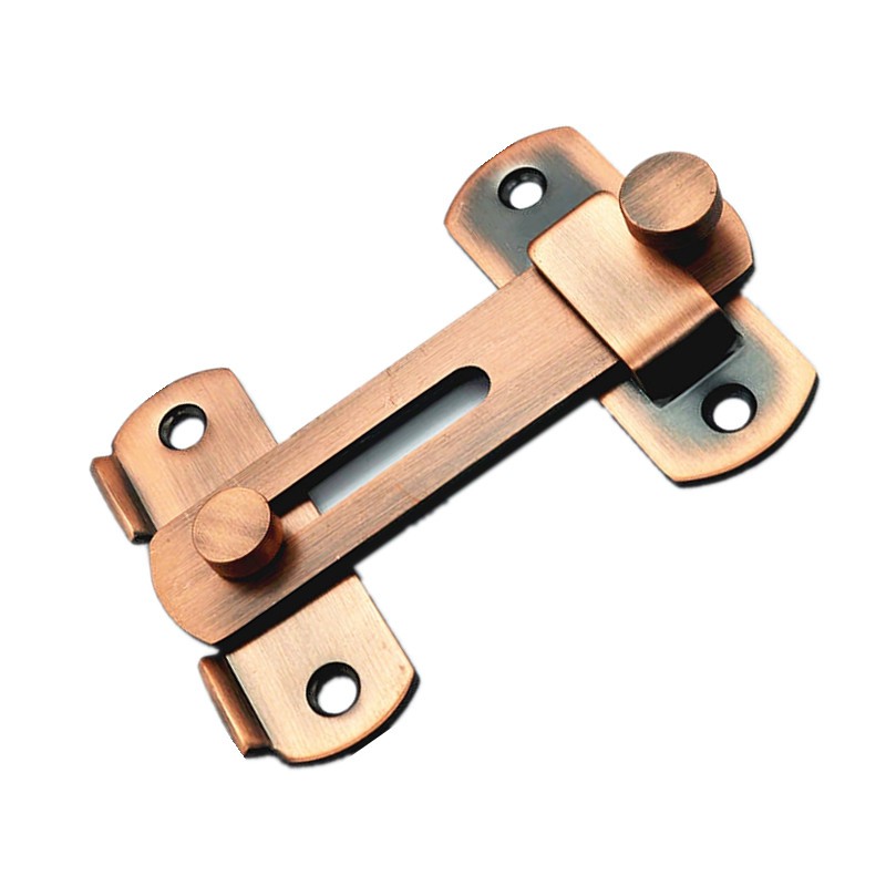 古铜色移门搭扣304不锈钢门栓门扣推拉门锁扣插销保险栓防盗门扣 304