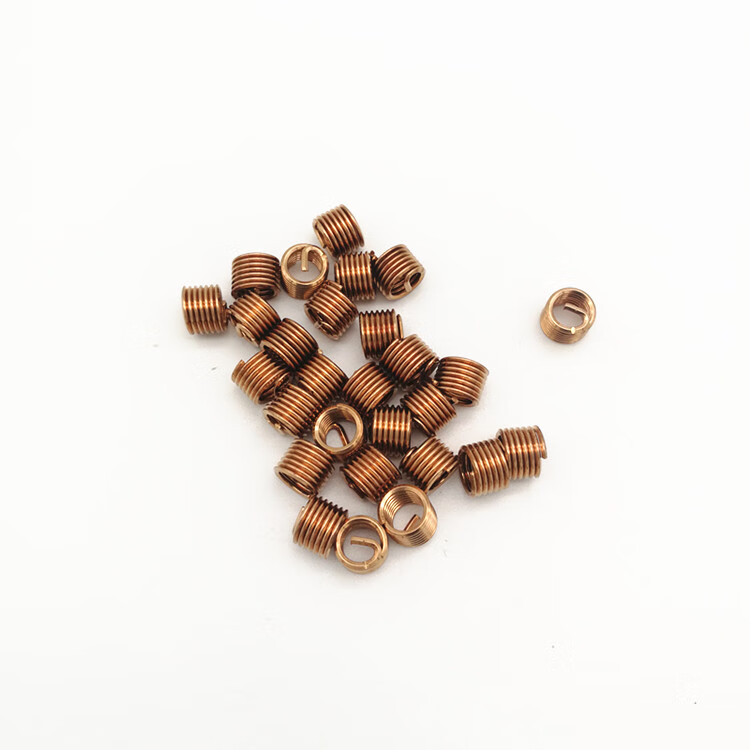 磷青铜钢丝螺套无磁性铜牙套螺纹护套m2m2.5m3m4m5m6m8m10 m16*1.