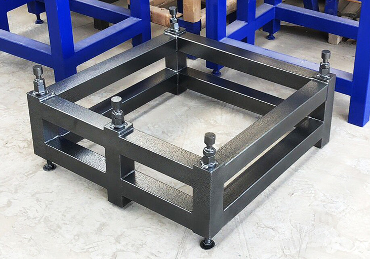 铸铁平板支架可调支架托架大理石花岗石平板工作台测量平台支架100100