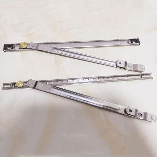 塑钢窗断桥窗风撑铝合金风撑窗户风撑限位器平开门窗挡风杆免打孔18方