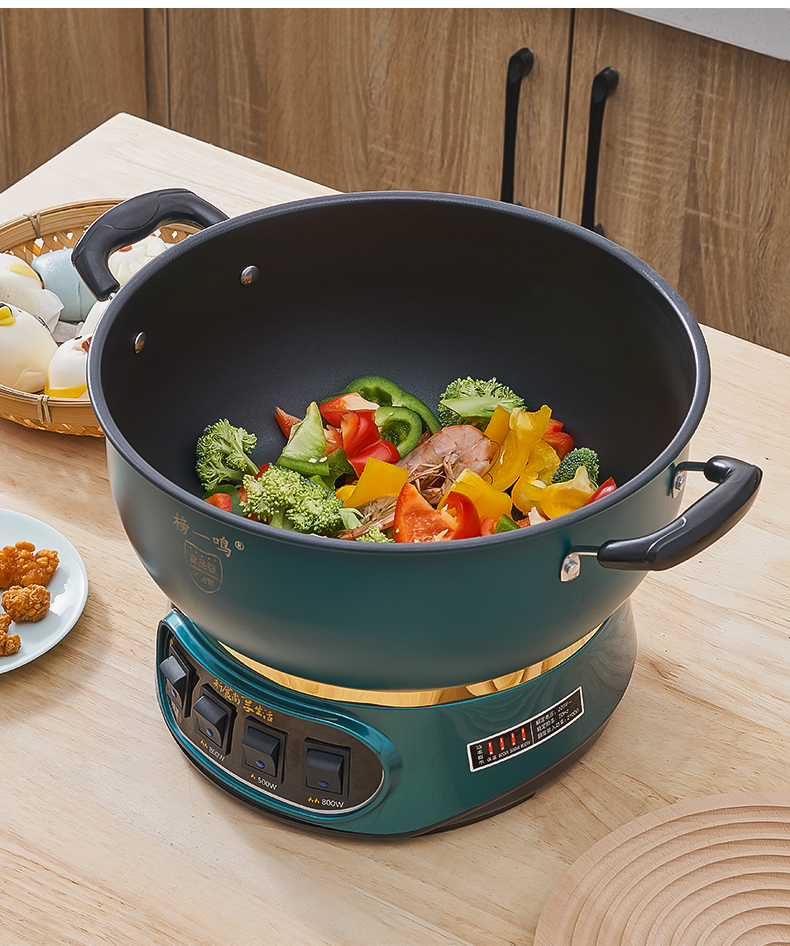 美·的(mldea)电炒锅不粘锅多用途家用同款多功能电热锅电炒菜炒锅
