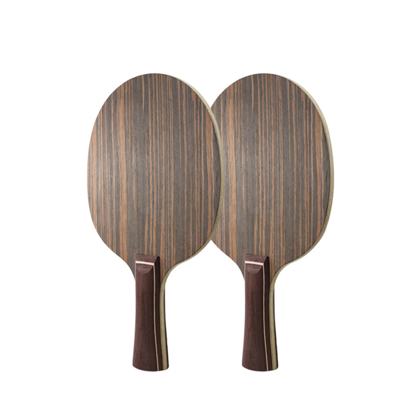 骊象七层纯木乒乓球拍底板横直板光板快攻弧圈型训练单支阿尤斯纯木