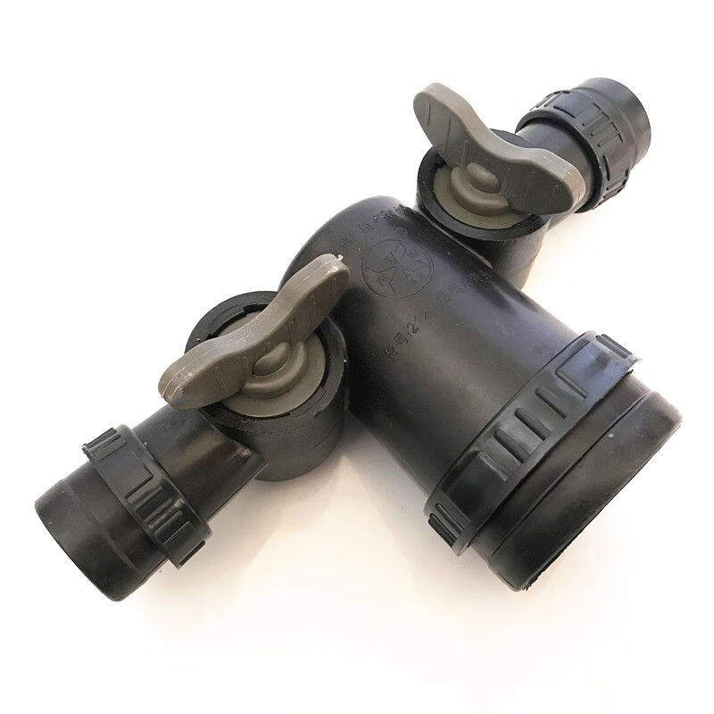 微喷带喷灌带配件滴灌带配件微喷带接头直通三通四通旁通阀门球阀-丛