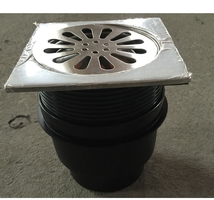 维御pe虹吸同层排水管件 防臭水封反溢 横排式地漏 立排地漏 直排dn