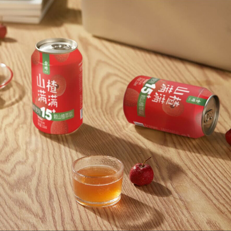 山姆员店 金晔山楂满满山楂汁 310ml*24 整箱装 鲜果味 果汁 24瓶整箱