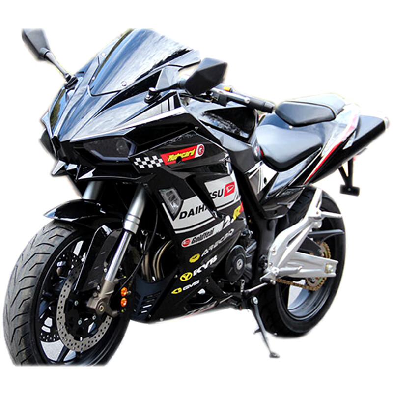 国四电喷国产h2r摩托车跑车重型机车趴赛400cc双缸北京可上牌玫红色国