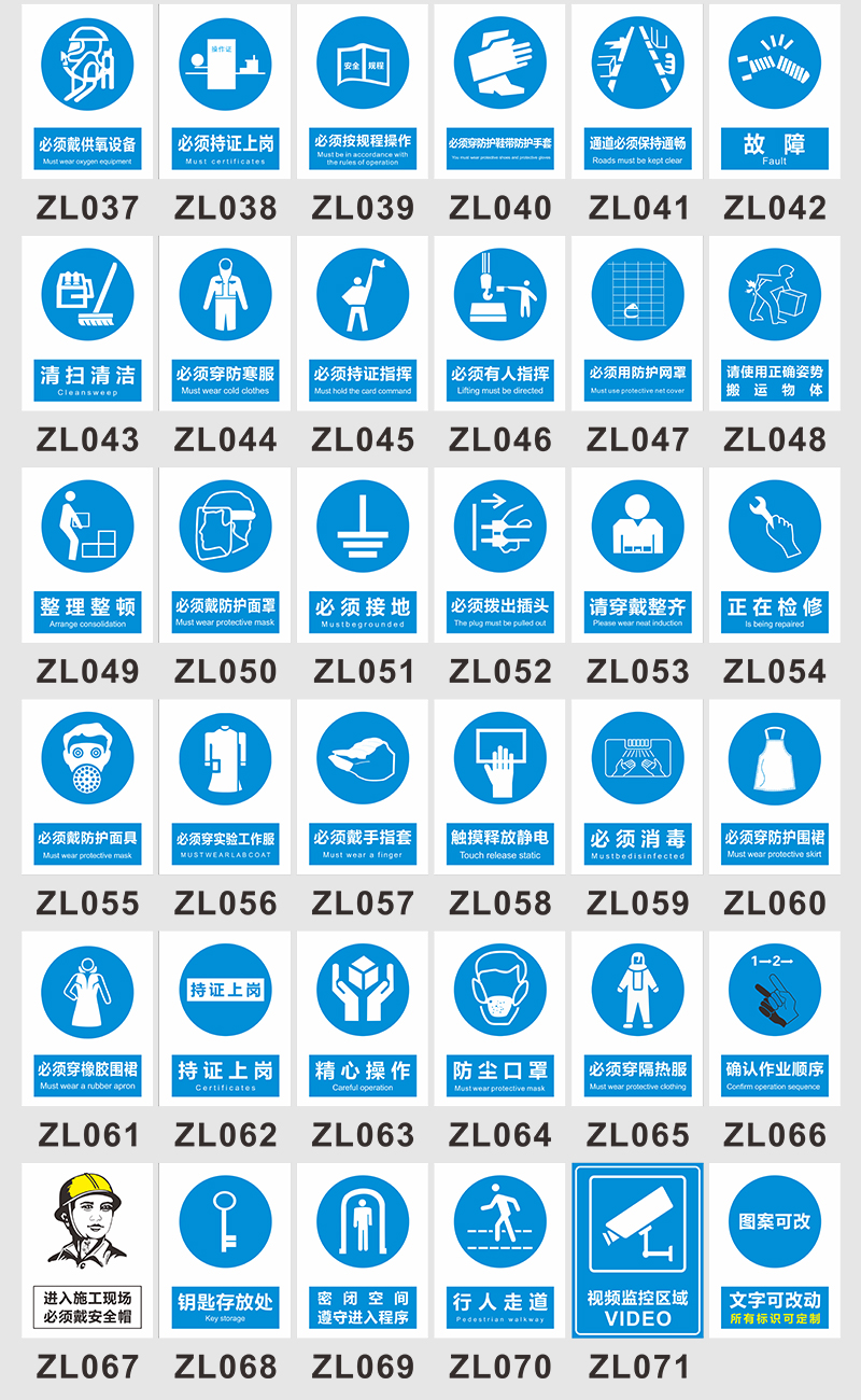 安全警示牌标识牌当心触电高压危险配电房仓库提示牌工厂车间安全生产