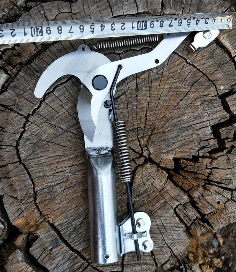 高枝剪批发高枝剪剪头拉绳省力滑轮绑杆子剪刀头剪高枝锯剪隆鼎超省力