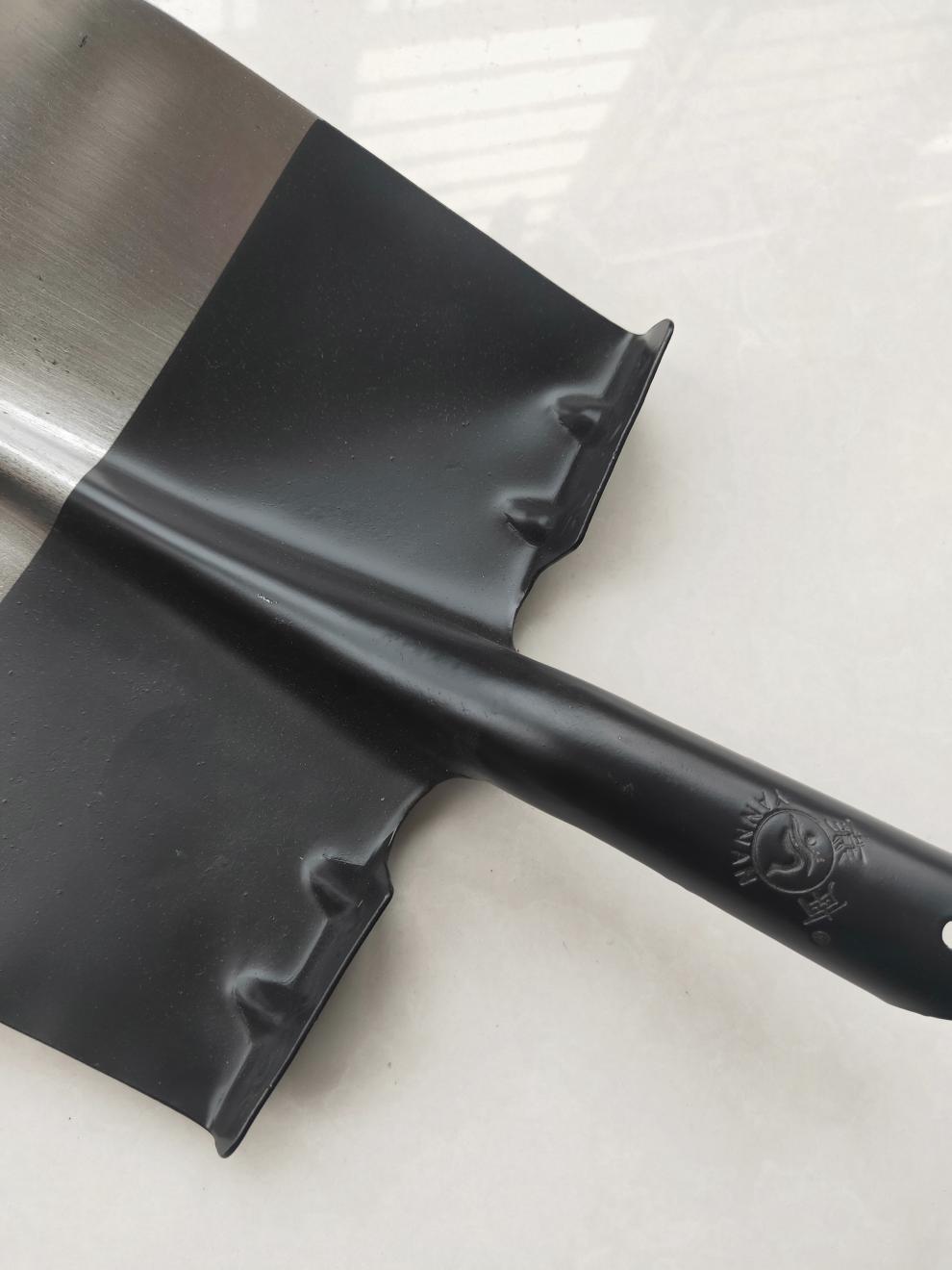 尖头钢锹农用加厚锰钢圆头挖树铁锹挖土翻地户外全钢