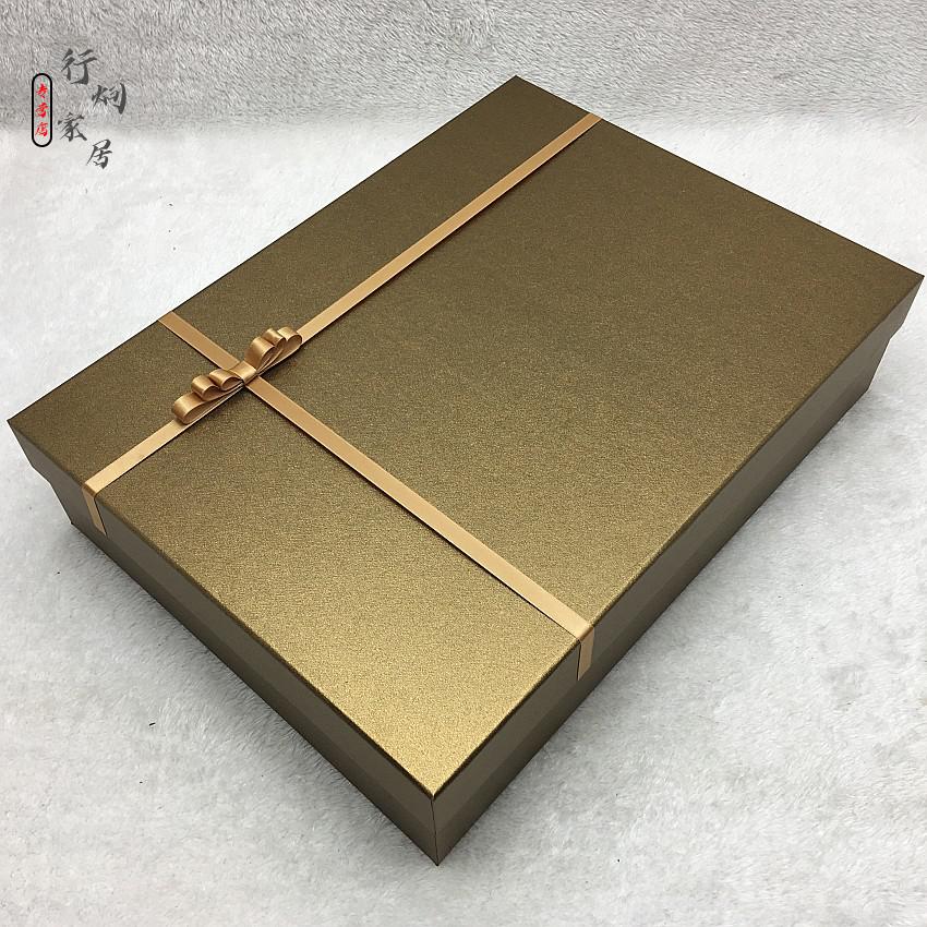 可狄kedi情人节礼品包装盒盒空盒纸盒子通用米白色特超大号长方形商务