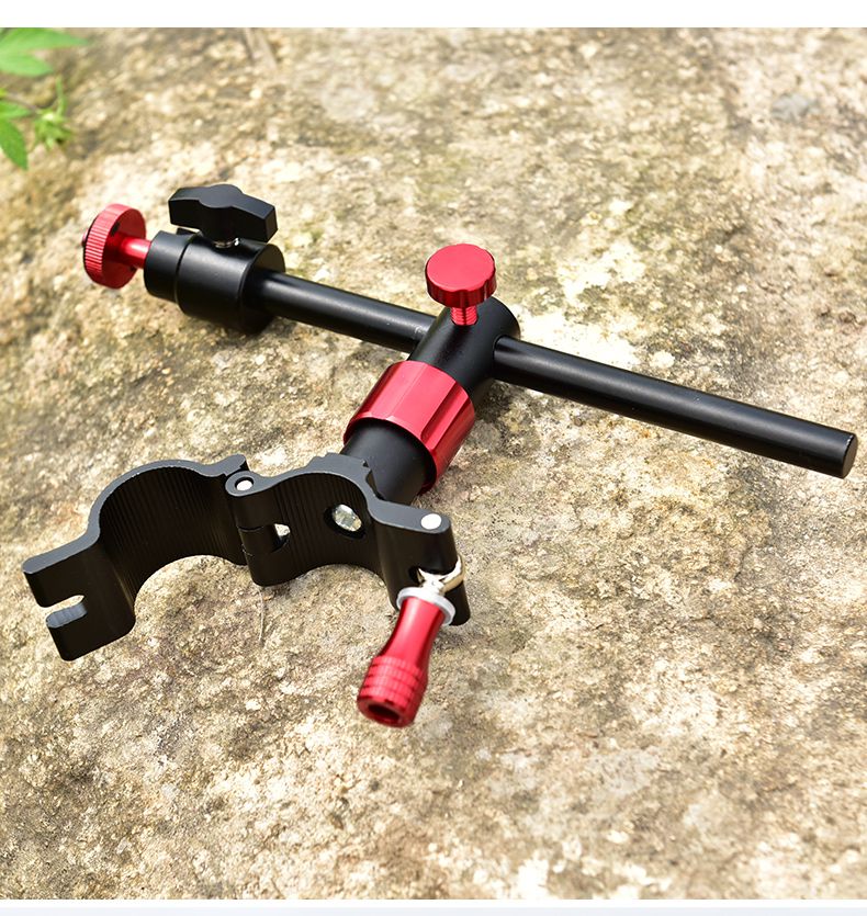 钓椅灯架夜钓灯支架万向可升降通用加粗钓鱼灯架配件渔具垂钓用品钓椅