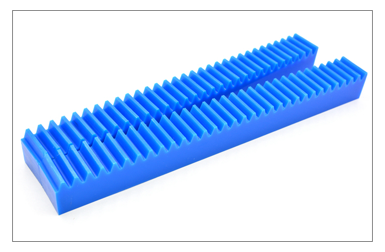 5模3模 机械齿条 齿轮条 直齿条 塑料齿条 蓝色齿条1.