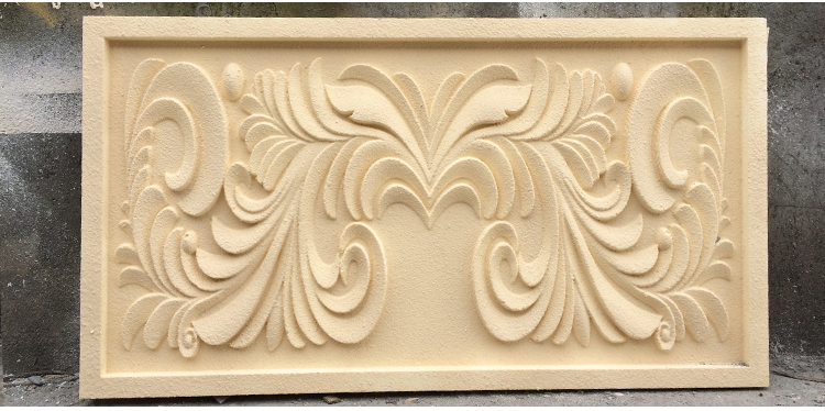 映妤 欧式eps仿砂岩别墅外墙装饰浮雕泡沫花板别墅门头三角形山花