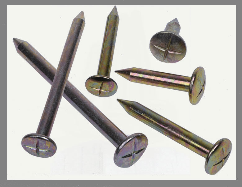 水泥钉钢钉固定钉十字测钉测绘测量钢钉镀锌钉水泥钢