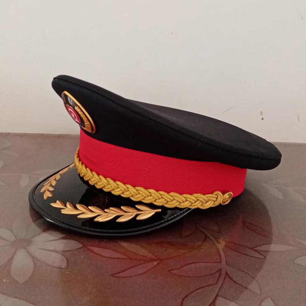 大檐帽陆2020新款铁路大盖帽列车员车长高铁动车乘务员夏网眼帽帽子大