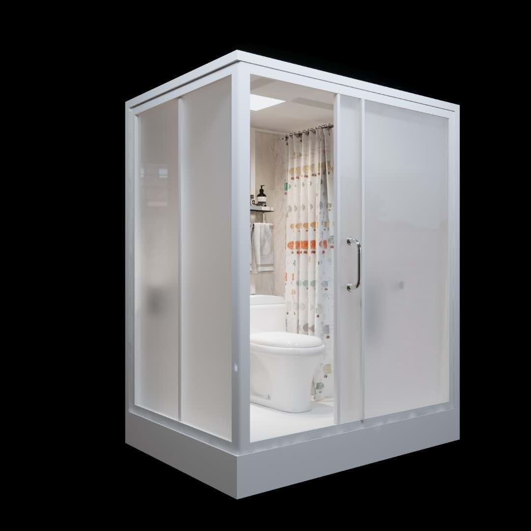 *一体式整体淋浴房底座移动卫生间家用防水浴室卫浴洗澡间洗漱公寓