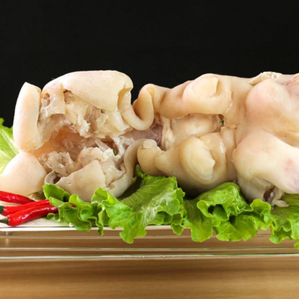 4斤牛蹄子整个新鲜现煮熟清真黄牛去骨牛蹄牛脚1斤惟纳德 现煮牛蹄